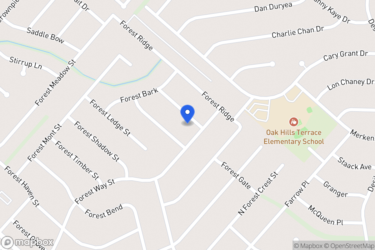 Map of 5906  Forest Mill St
