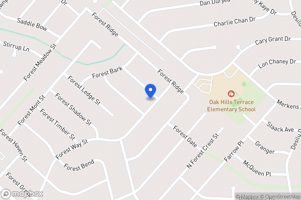 Map of 5902  Forest Mill St