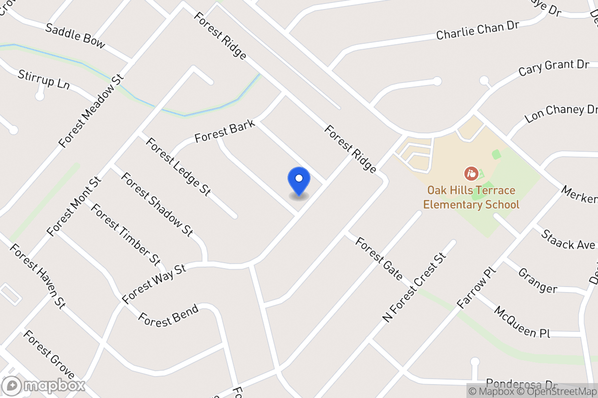 Map of 5903  Forest Knoll St
