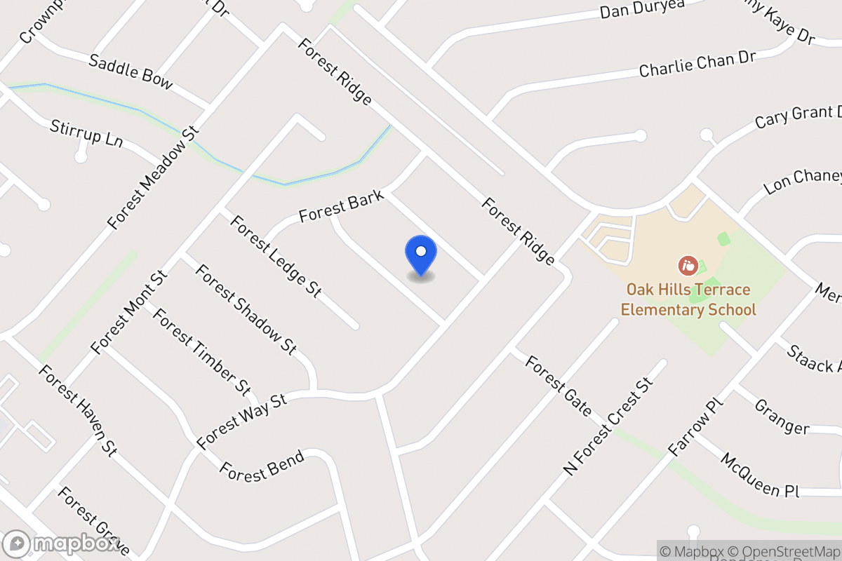 Map of 5911  Forest Knoll St