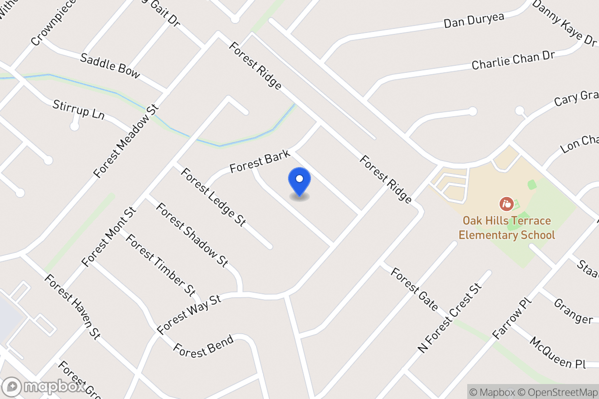 Map of 5919  Forest Knoll St