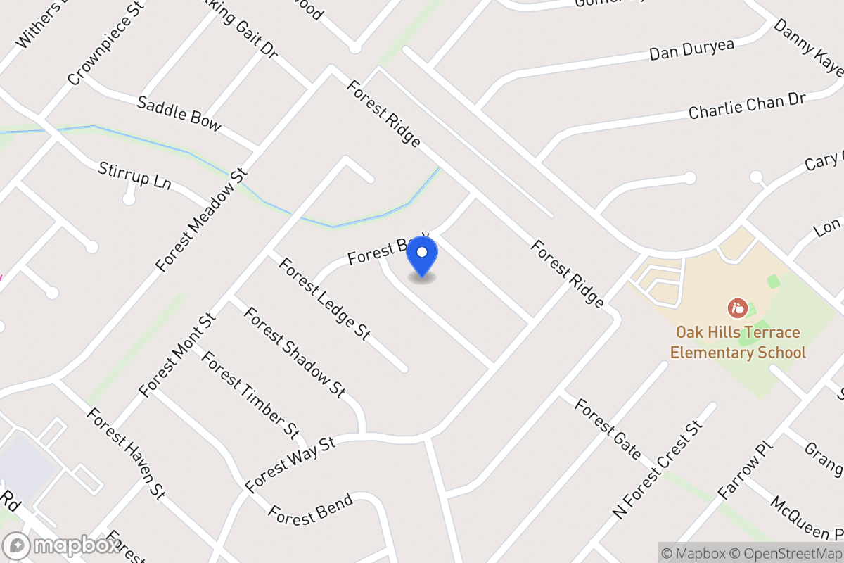 Map of 5927  Forest Knoll St