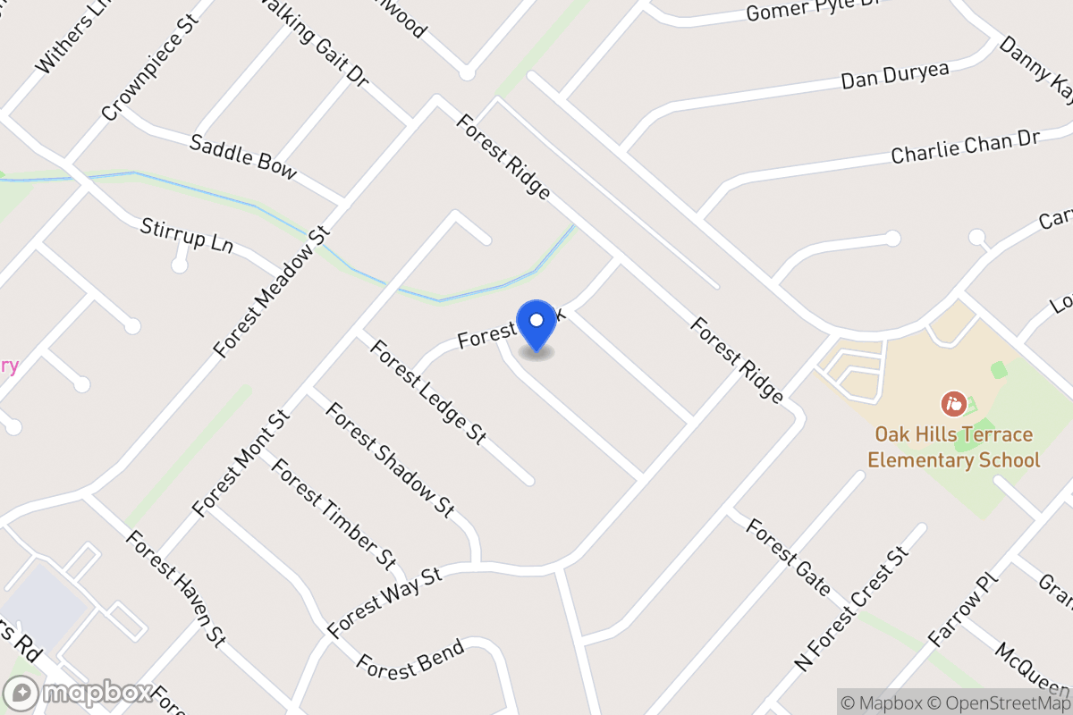Map of 5931  Forest Knoll St