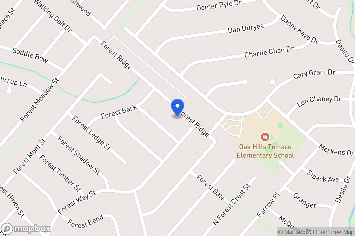 Map of 5922  Forest Rdg