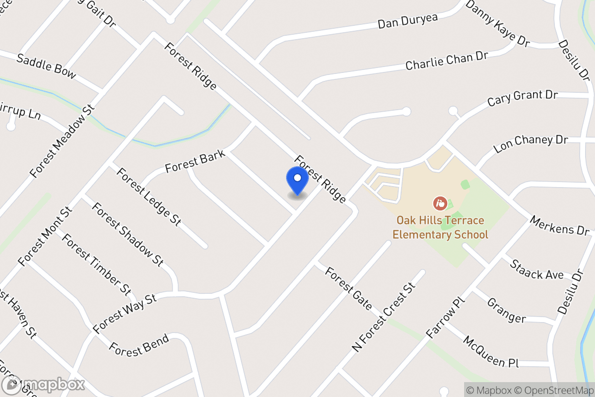 Map of 5903  Forest Mill St