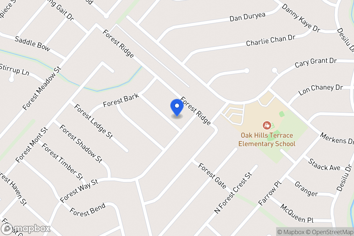 Map of 5907  Forest Mill St