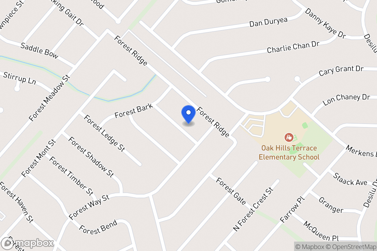 Map of 5911  Forest Mill St