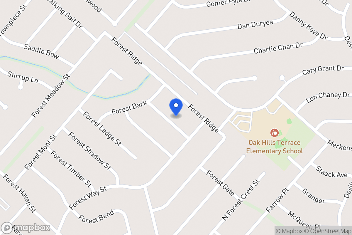 Map of 5915  Forest Mill St