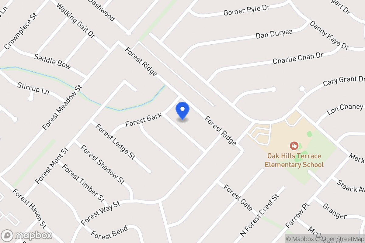 Map of 5923  Forest Mill St