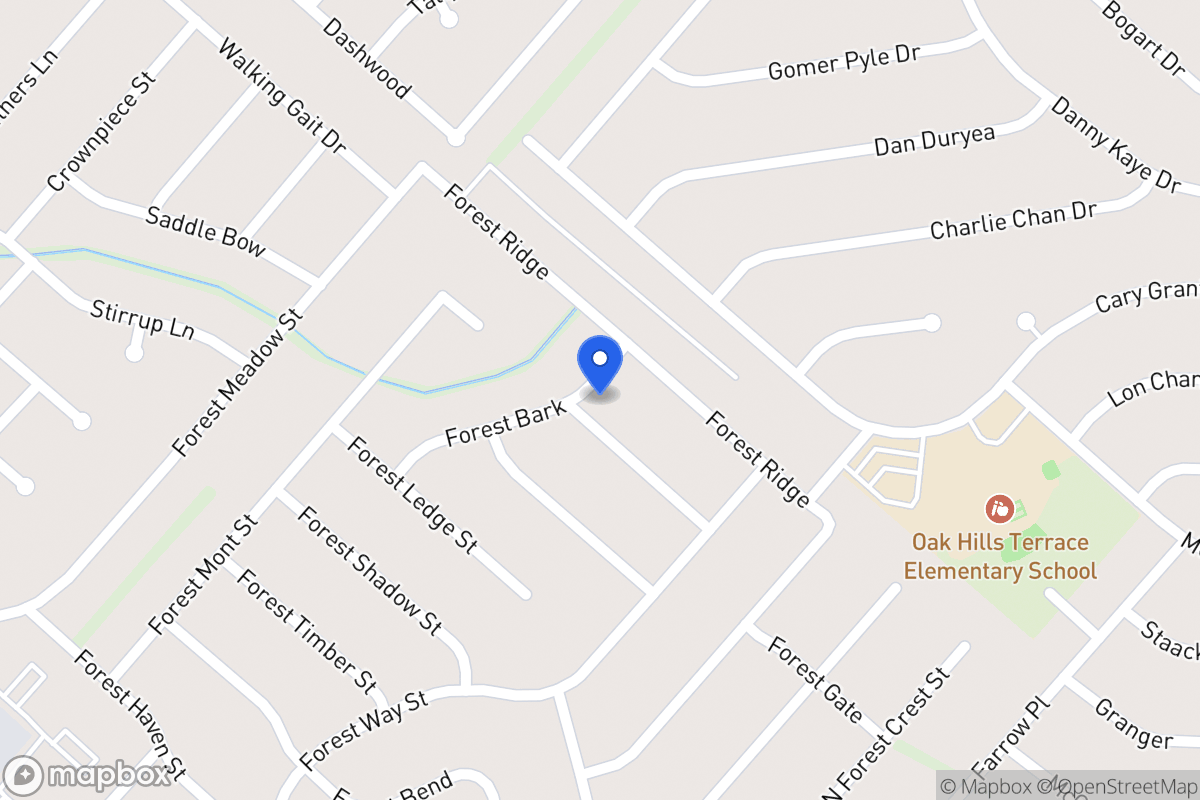 Map of 5931  Forest Mill St