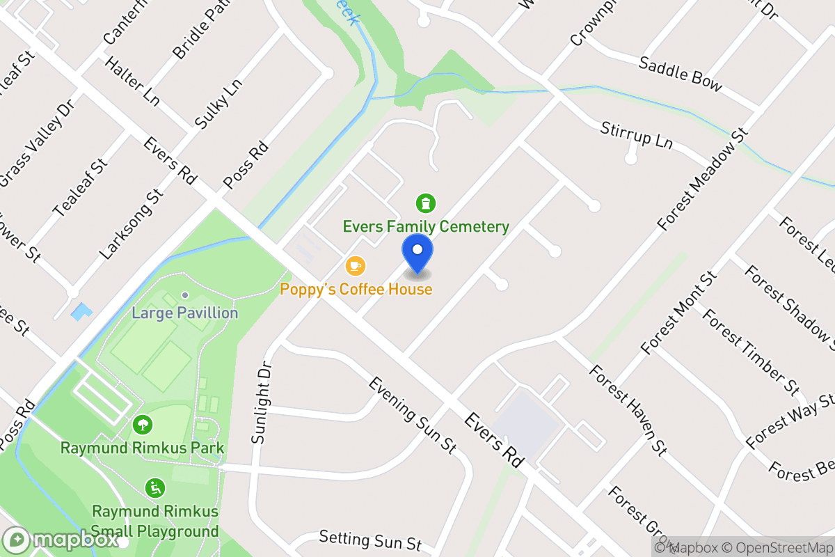 Map of 7018  Forest Pine St