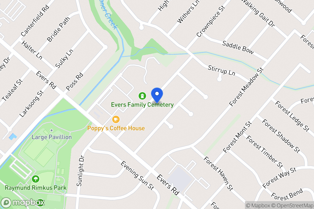 Map of 7106  Forest Pine St