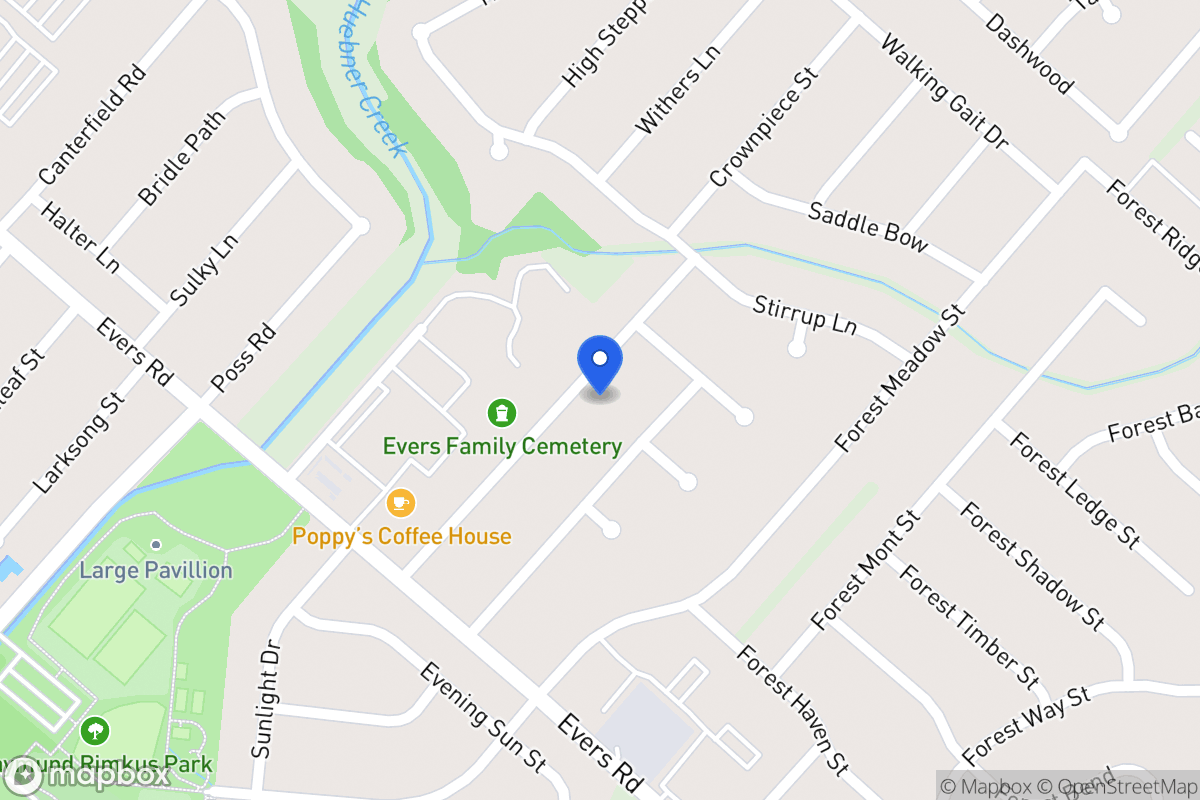 Map of 7118  Forest Pine St