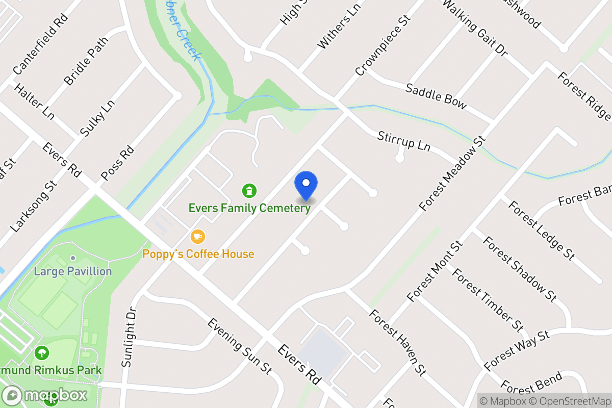 Map of 7115  Forest Moss St