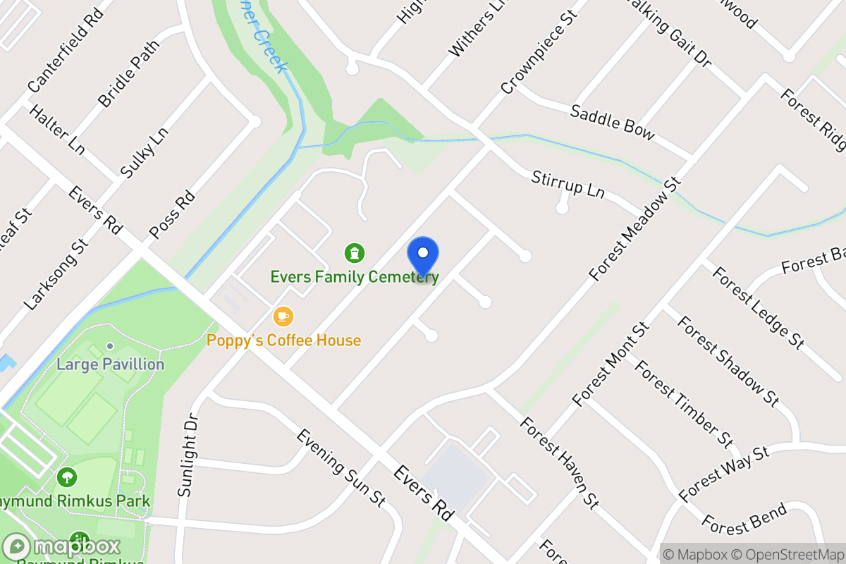 Map of 7111  Forest Moss St