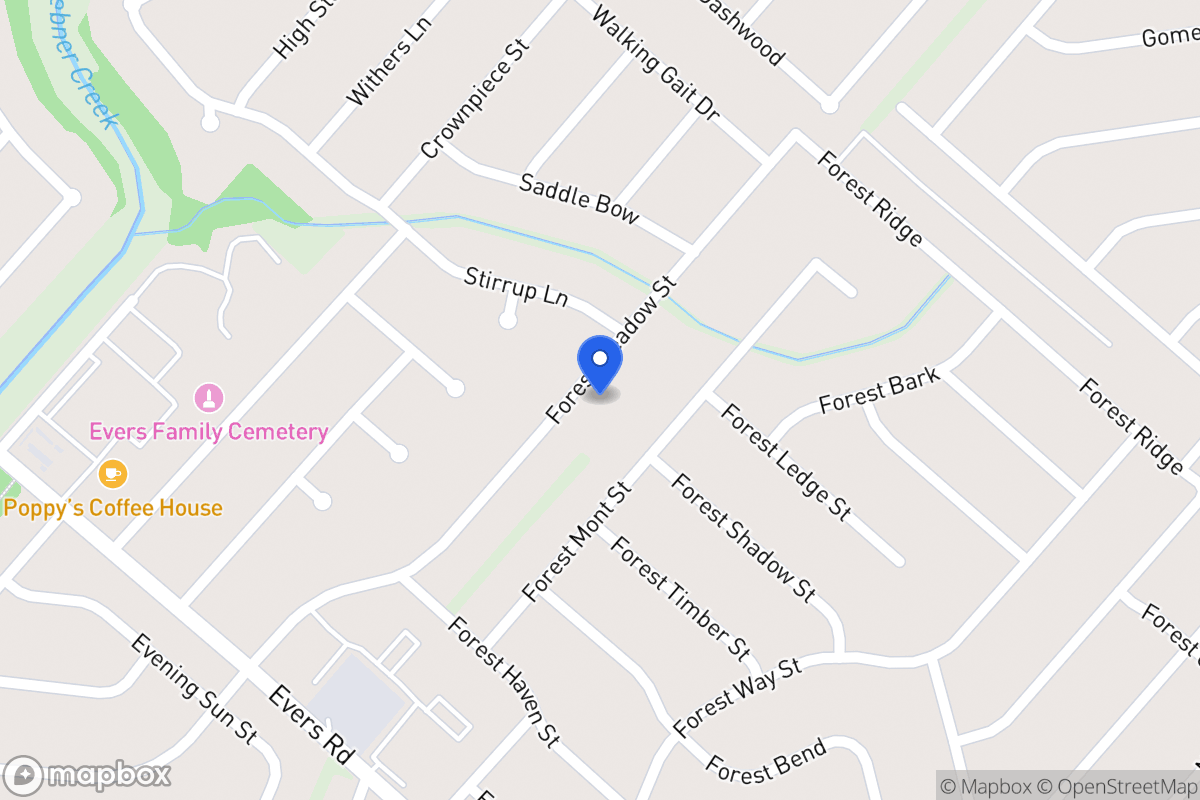 Map of 7050  Forest Meadow St