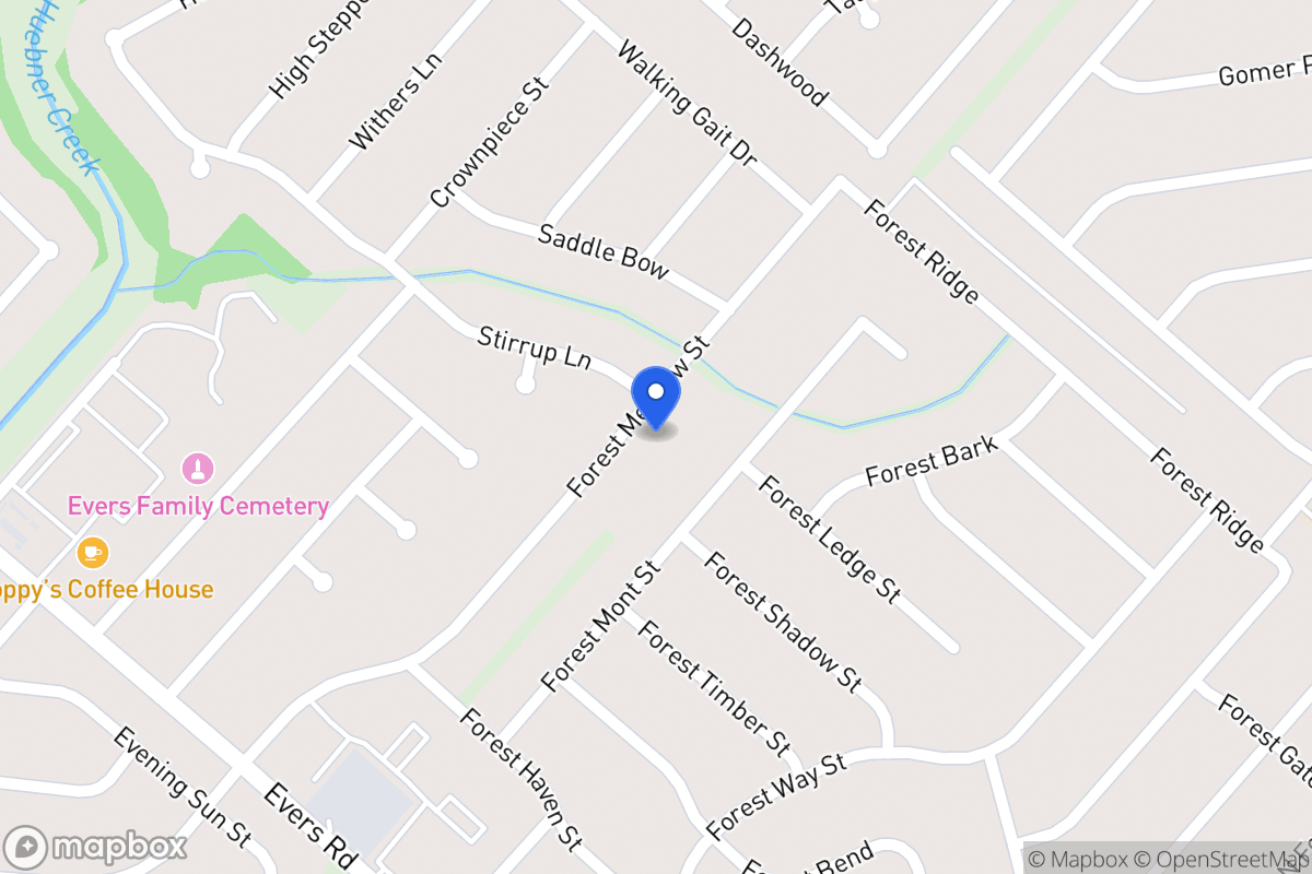 Map of 7058  Forest Meadow St