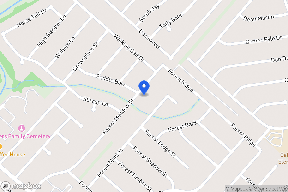 Map of 7202  Forest Meadow St