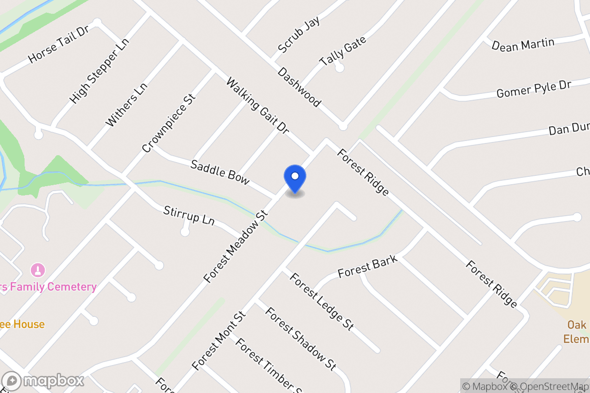 Map of 7206  Forest Meadow St