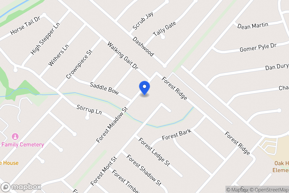 Map of 7210  Forest Meadow St