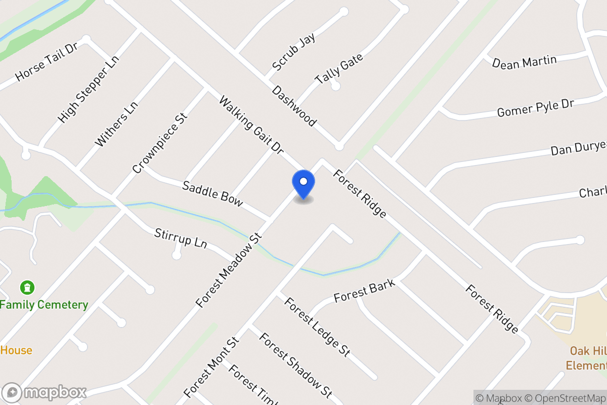 Map of 7214  Forest Meadow St