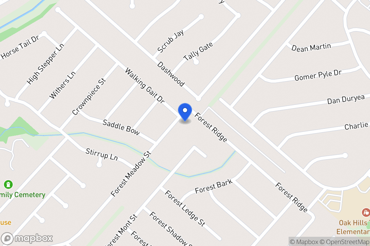 Map of 7222  Forest Meadow St