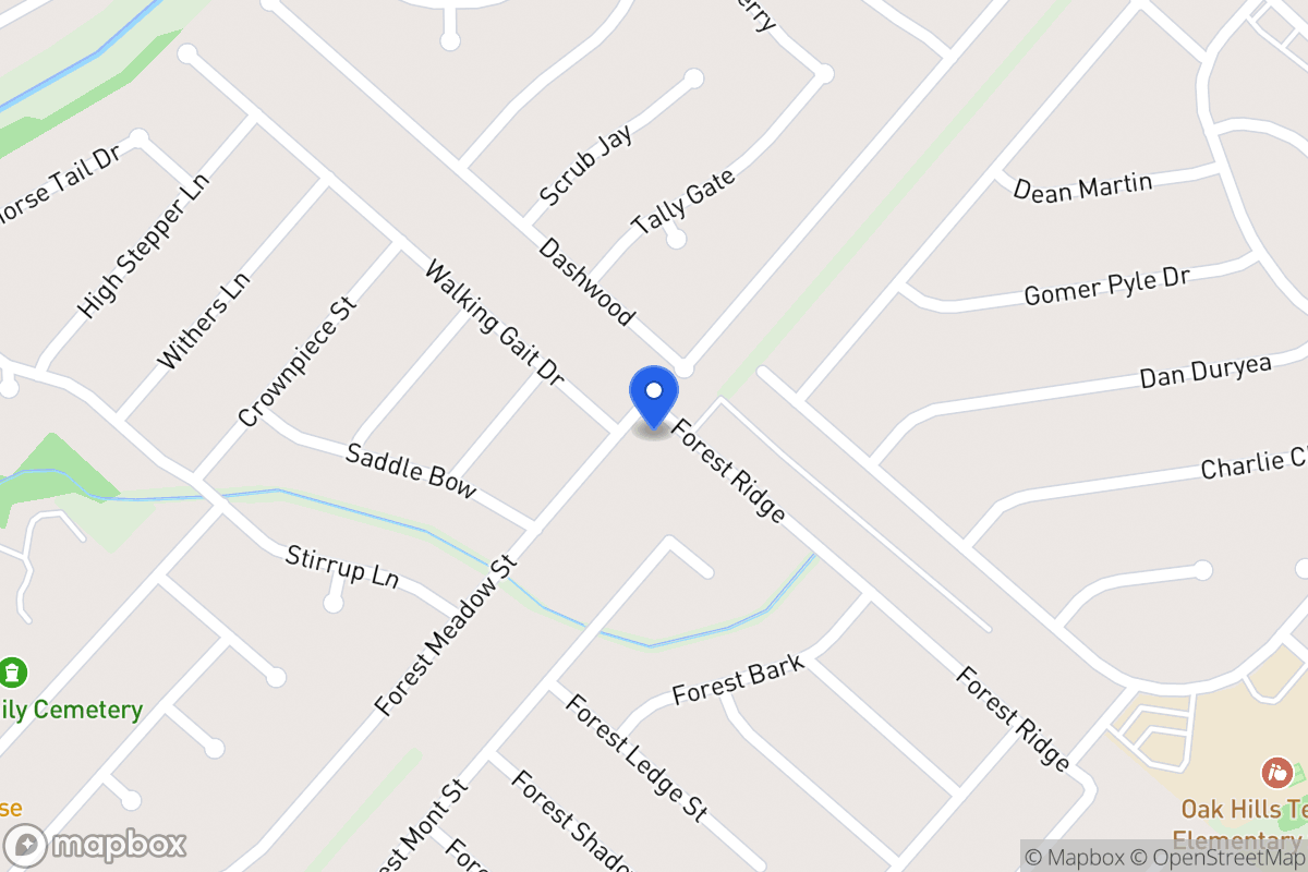 Map of 7226  Forest Meadow St