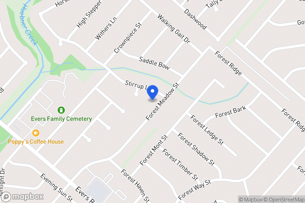 Map of 7055  Forest Meadow St