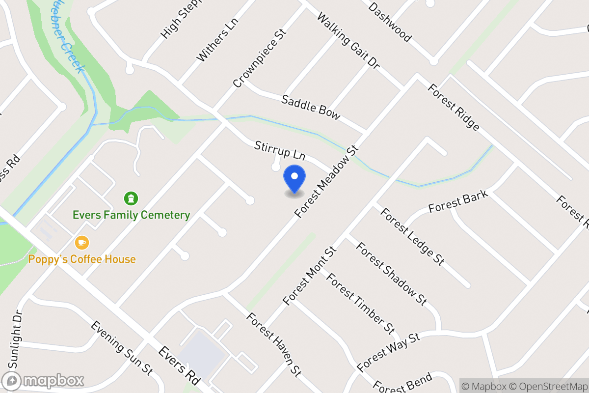 Map of 7047  Forest Meadow St
