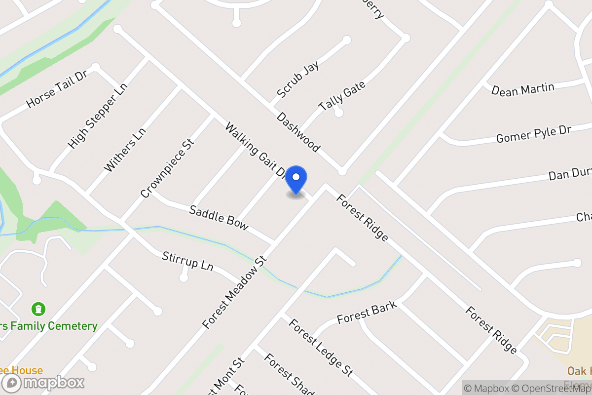 Map of 7219  Forest Meadow St
