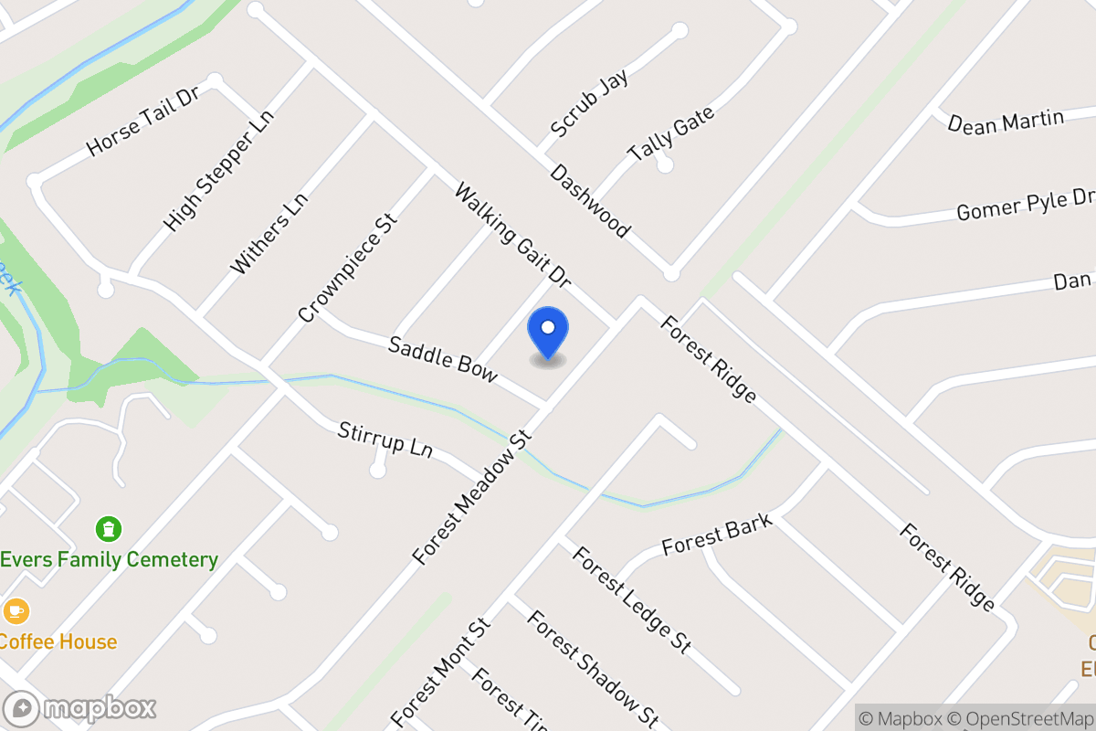 Map of 7207  Forest Meadow St