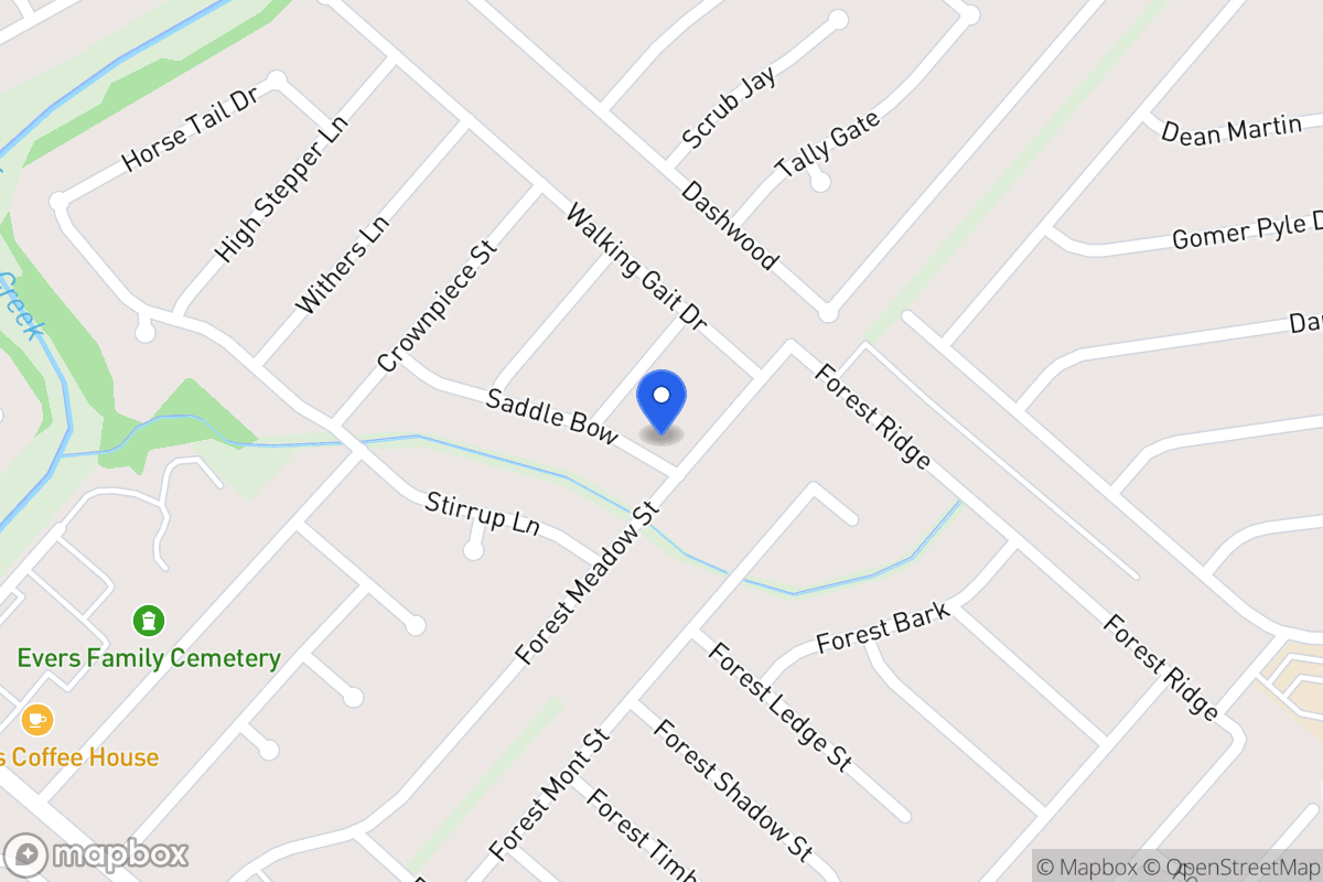Map of 7203  Forest Meadow St