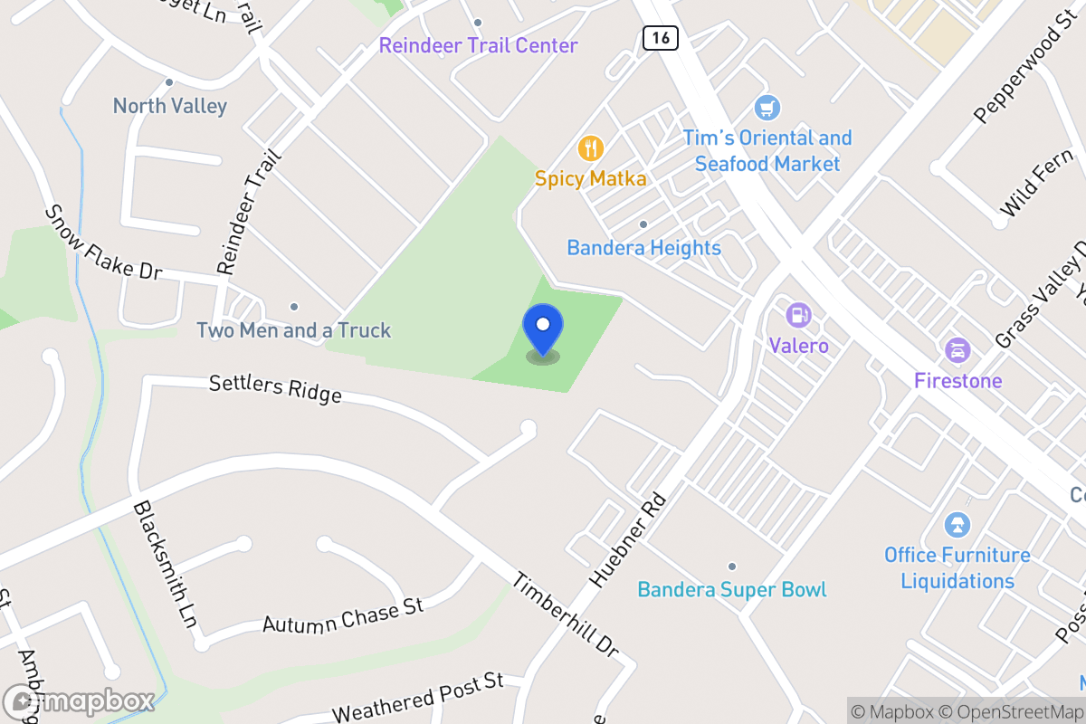Map of 6998  Bandera Rd