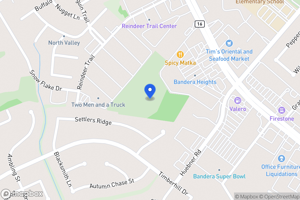 Map of 7022  Bandera Rd