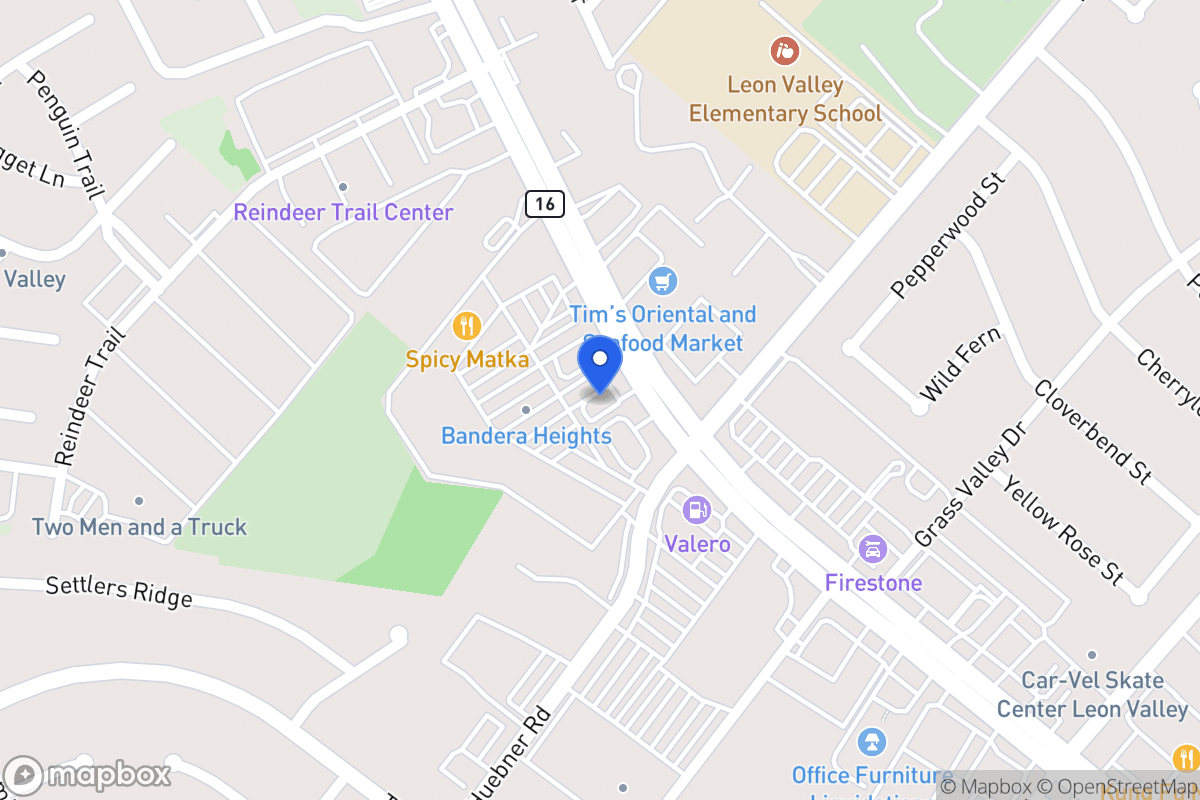 Map of 7020  Bandera Rd