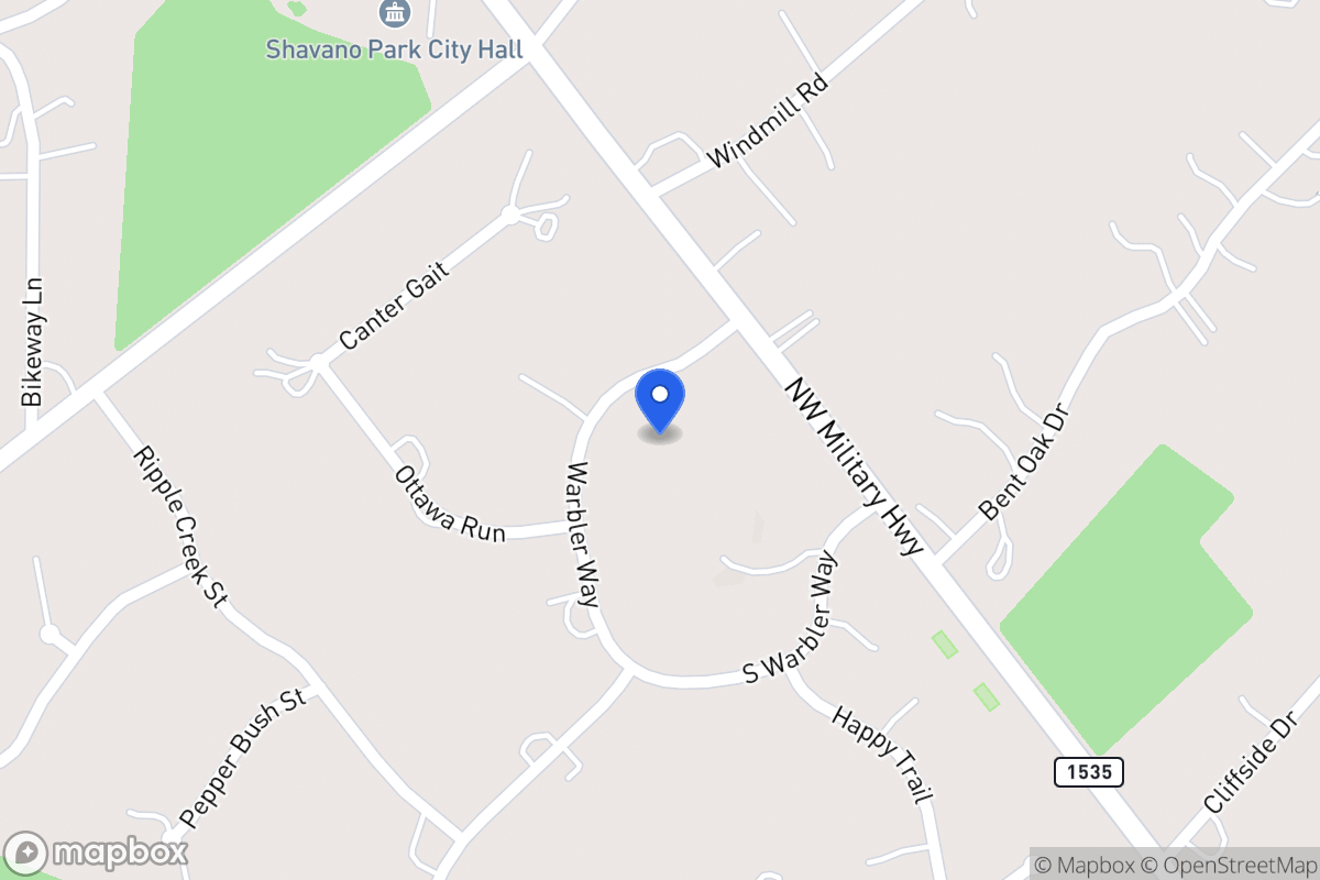 Map of 121  Warbler Way