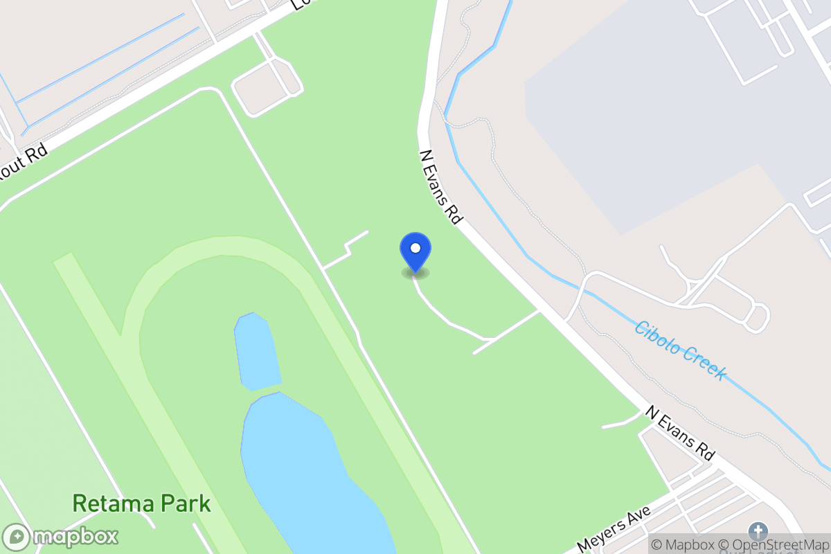 Map of 16535 N Evans Rd