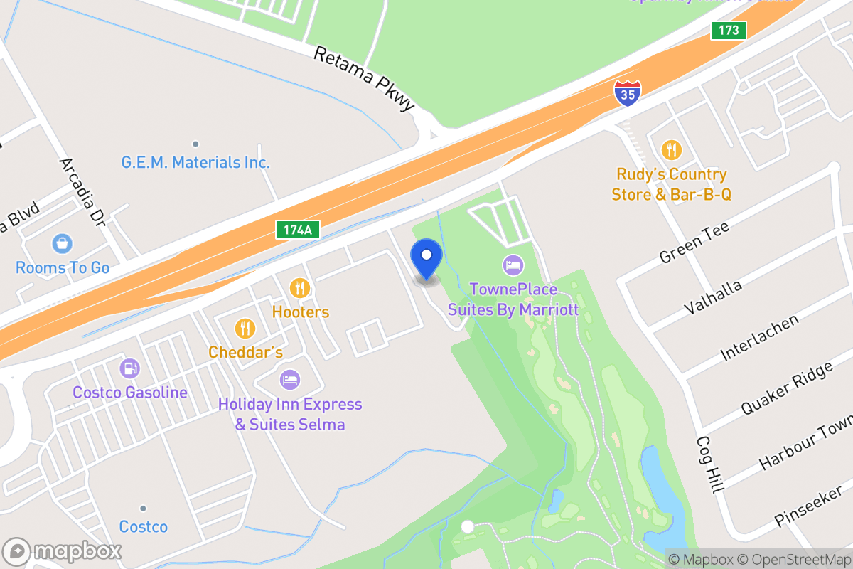 Map of 15420  Interstate 35 N