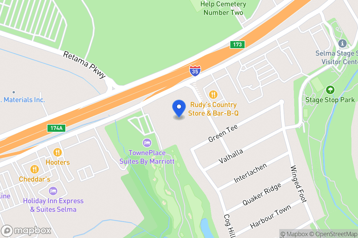 Map of 16656 N Ih 35