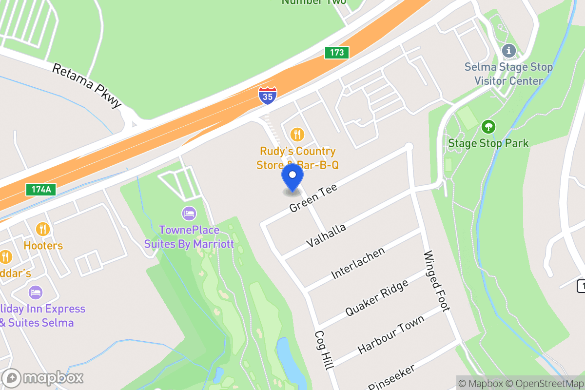 Map of 8927  Green Tee