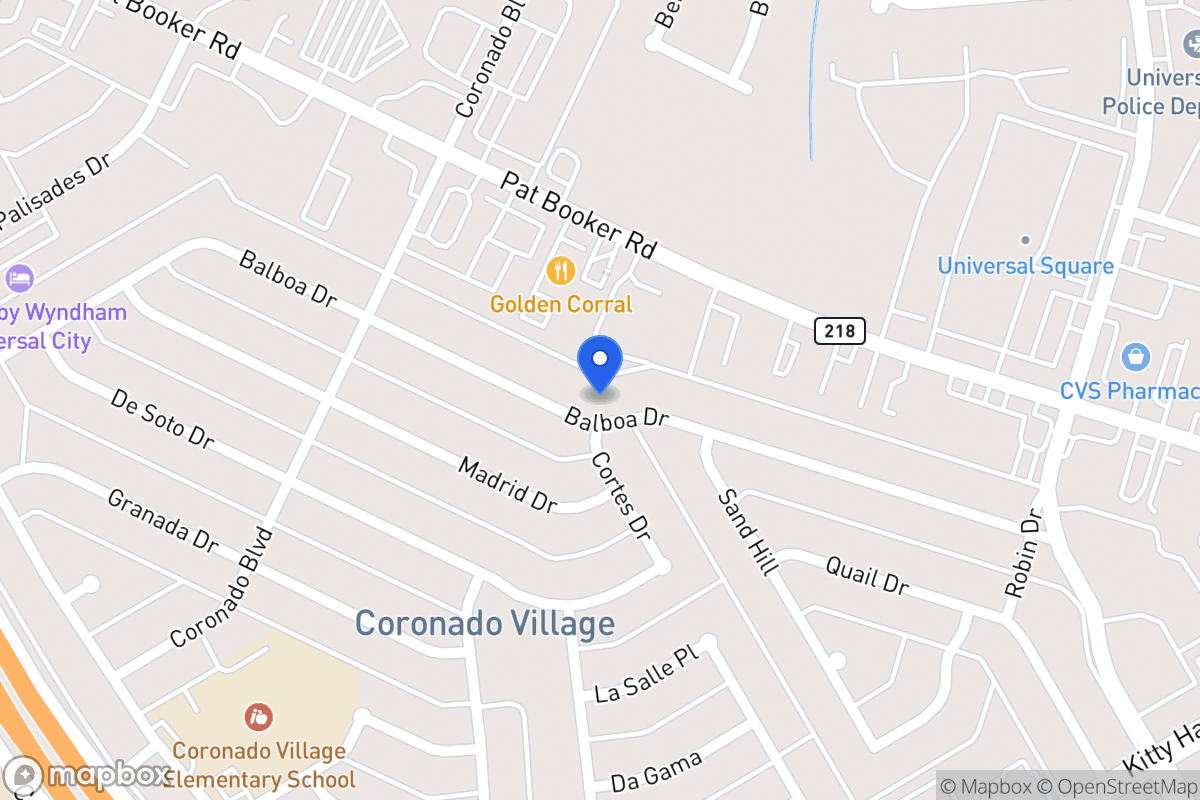 Map of 402  Balboa Dr