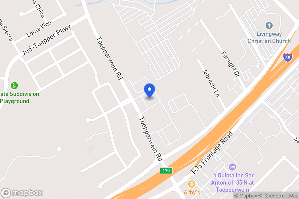 Map of 12950  Toepperwein Rd