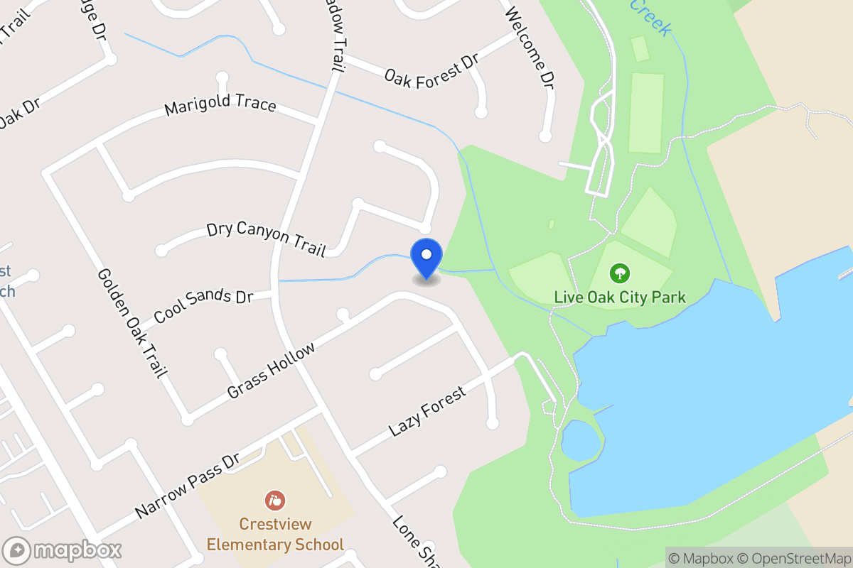 Map of 7837  Grass Hollow St