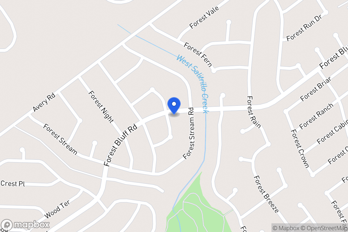 Map of 7416  Forest Edge