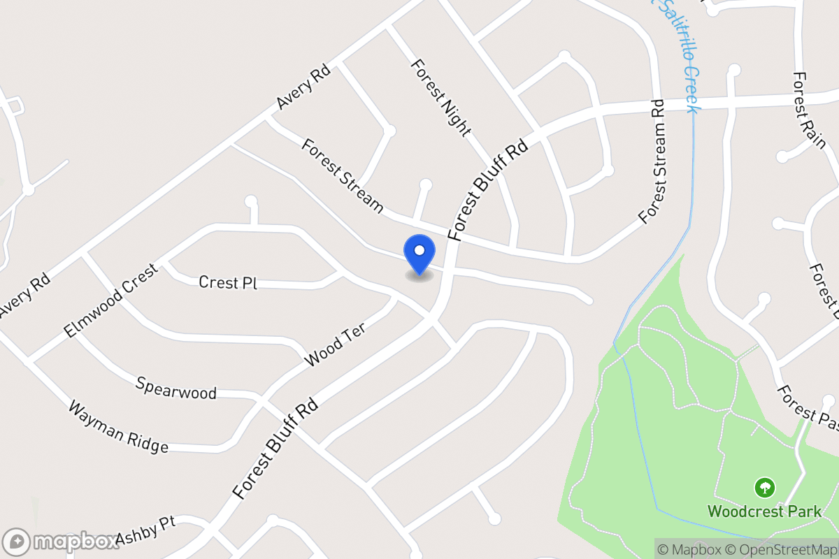 Map of 6963  Elmwood Crst