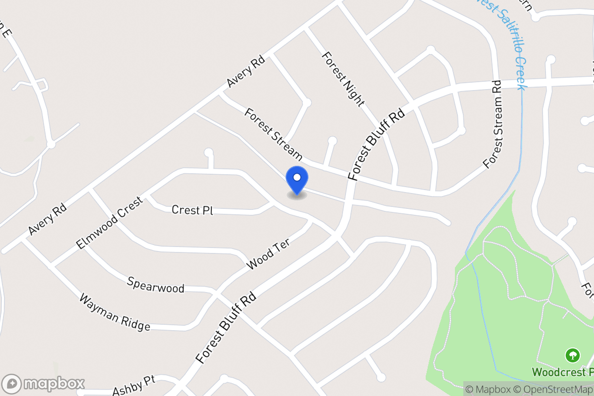 Map of 6947  Elmwood Crst