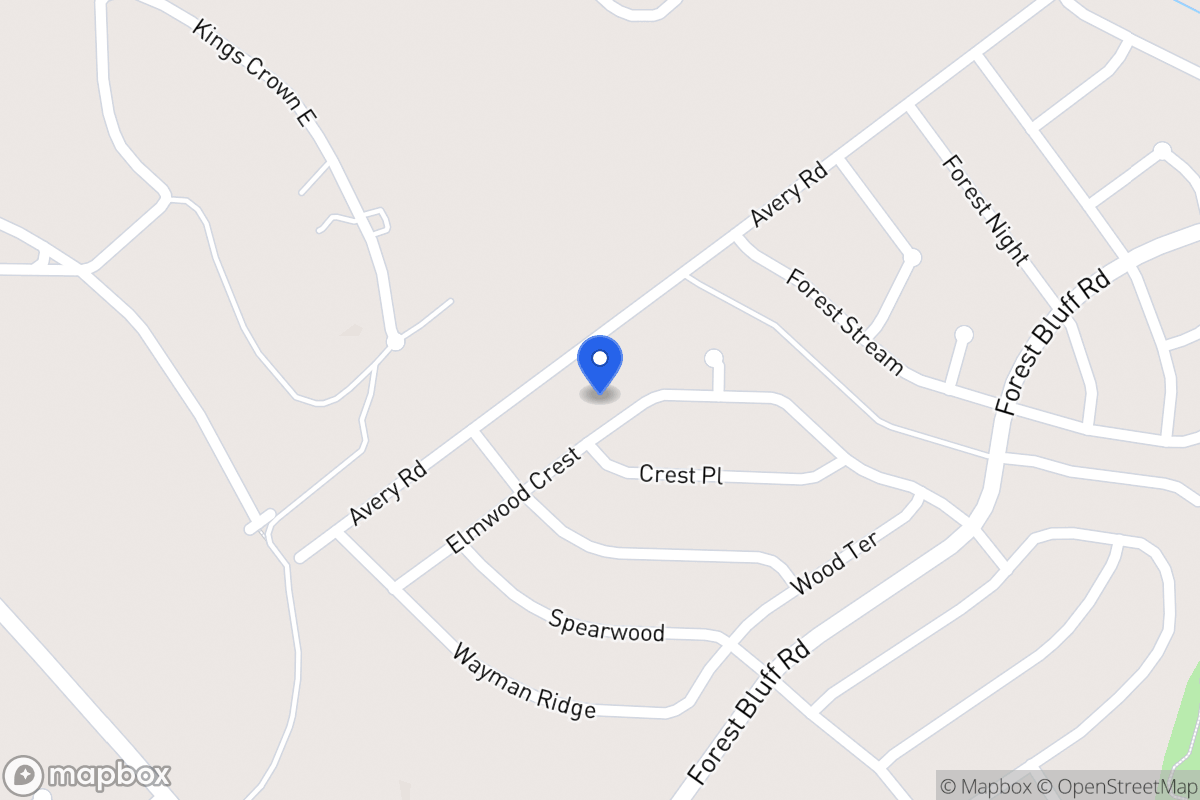 Map of 6807  Elmwood Crst