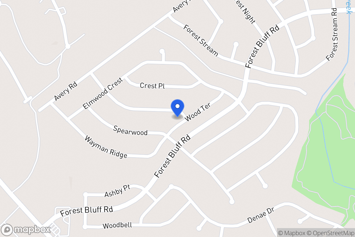 Map of 6826  Riverwood