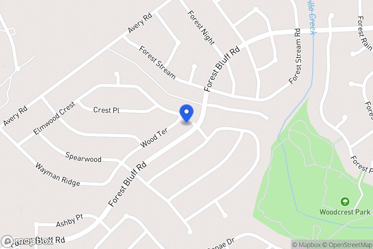 Map of 11038  Wood Ter