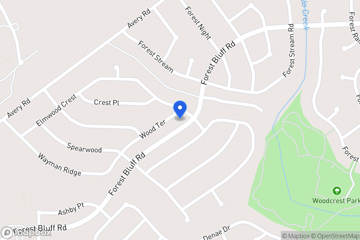 Map of 11034  Wood Ter